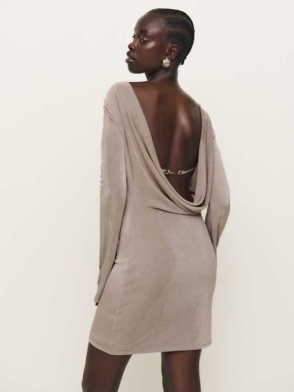 Vivien Knit Dress - Stone